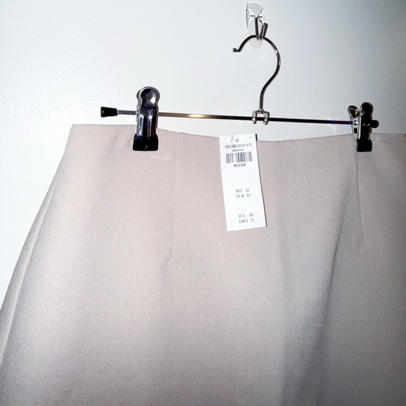 Abercrombie & fitch scarlet mini skort light taupe beige medium NWT skirt - Picture 4 of 8
